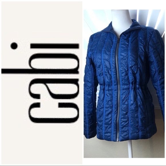 CAbi Poseidon Jacket Puffer 914 Lightweight Blue - Picture 4 of 11